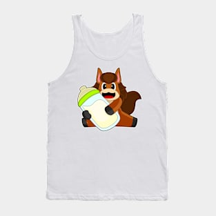 Horse Baby bottle Milk Tank Top